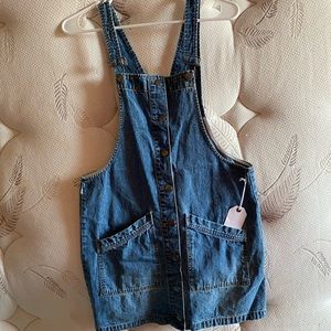 ✨COCO + JAIMESON DENIM SKIRT OVERALL✨